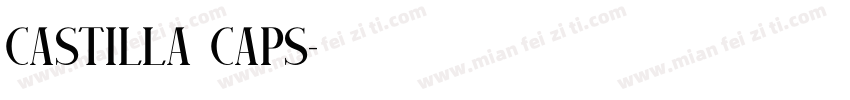 Castilla Caps字体转换